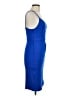 Zalalus Solid Blue Cocktail Dress Size L - photo 4