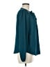 NANETTE Nanette Lepore 100% Polyester Teal Long Sleeve Blouse Size M - photo 4
