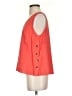 wonderly Orange Sleeveless Top Size S - photo 5