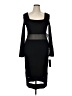 Bebe Black Cocktail Dress Size XL - photo 1