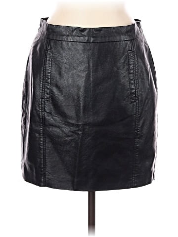 French Connection Faux Leather Skirt (view 1)