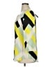 Kay Celine 100% Polyester Argyle Yellow Black 3/4 Sleeve Blouse Size XL - photo 5