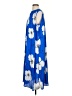 Black Label by Chico's 100% Polyester Blue Kimono Size XS (000) - photo 5