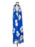Black Label by Chico's 100% Polyester Blue Kimono Size XS (000) - photo 4