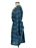 Mud Pie 100% Polyester Print Blue Green Casual Dress Size 8 - 10 - photo 5