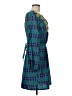 Mud Pie 100% Polyester Print Blue Green Casual Dress Size 8 - 10 - photo 4