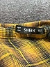 Shein Plaid Yellow Long Sleeve Blouse Size S - photo 7