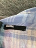 BDG Plaid Blue 3/4 Sleeve Button-Down Shirt Size S - photo 7