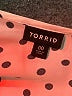 Torrid 100% Polyester Polka Dots White Long Sleeve Blouse Size Med Plus (00) - photo 7