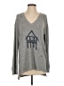 Spirit Graphic Gray Pullover Sweater Size XS - photo 1