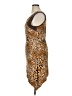 Lily Animal Print Brown Cocktail Dress Size XL - photo 5