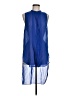Leifnotes 100% Silk Blue Sleeveless Silk Top Size 8 - photo 1