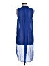 Leifnotes 100% Silk Blue Sleeveless Silk Top Size 8 - photo 2