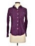 Vineyard Vines Checkered-gingham Purple Long Sleeve Button-Down Shirt Size 0 - photo 1