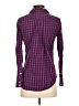 Vineyard Vines Checkered-gingham Purple Long Sleeve Button-Down Shirt Size 0 - photo 2
