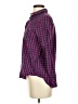 Vineyard Vines Checkered-gingham Purple Long Sleeve Button-Down Shirt Size 0 - photo 5