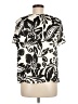 Monday Fun 100% Polyester Ivory Short Sleeve Blouse Size M (petite) - photo 2