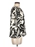 Monday Fun 100% Polyester Ivory Short Sleeve Blouse Size M (petite) - photo 4