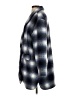 Steve Madden 100% Polyester Plaid Blue Coat Size S - photo 5