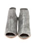 Donald J Pliner Gray Silver Heels Size 9 1/2 - photo 2
