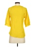 Adrienne Vittadini Yellow 3/4 Sleeve Blouse Size S - photo 2