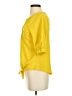 Adrienne Vittadini Yellow 3/4 Sleeve Blouse Size S - photo 5