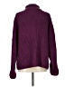 Merokeety 100% Acrylic Solid Purple Pullover Sweater Size L - photo 2