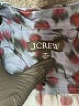 J.Crew 100% Viscose Animal Print Blue 3/4 Sleeve Blouse Size XXS - photo 7