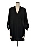 Lush 100% Polyester Black 3/4 Sleeve Blouse Size M - photo 1