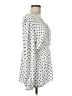 Torrid 100% Polyester Polka Dots White Long Sleeve Blouse Size Med Plus (00) - photo 4