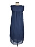 H&M 100% Polyester Blue Casual Dress Size 6 - photo 2