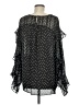 GiGio 100% Polyester Polka Dots Black 3/4 Sleeve Blouse Size M - photo 2