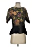 Bar III 100% Polyester Black Short Sleeve Blouse Size S - photo 1