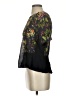 Bar III 100% Polyester Black Short Sleeve Blouse Size S - photo 5