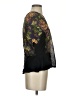 Bar III 100% Polyester Black Short Sleeve Blouse Size S - photo 4