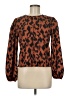 Shein Brown Long Sleeve Blouse Size 6 - photo 1