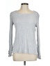 Ann Taylor LOFT Gray Long Sleeve Top Size L - photo 1