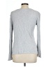 Ann Taylor LOFT Gray Long Sleeve Top Size L - photo 2