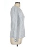 Ann Taylor LOFT Gray Long Sleeve Top Size L - photo 4