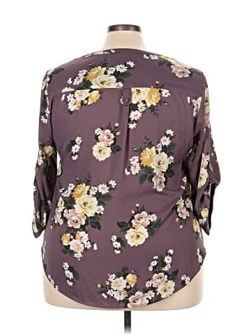 Torrid 3/4 Sleeve Blouse (view 2)