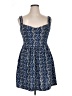 Bebop Paisley Blue Casual Dress Size XL - photo 1