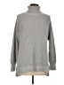 MICHAEL Michael Kors Houndstooth Gray Turtleneck Sweater Size L - photo 1