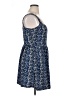Bebop Paisley Blue Casual Dress Size XL - photo 4