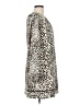 LDT 100% Polyester Animal Print Ivory Casual Dress Size 10 - photo 4