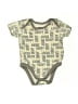 DKNY 100% Cotton Print Gray Short Sleeve Onesie Size 0-3 mo - photo 1