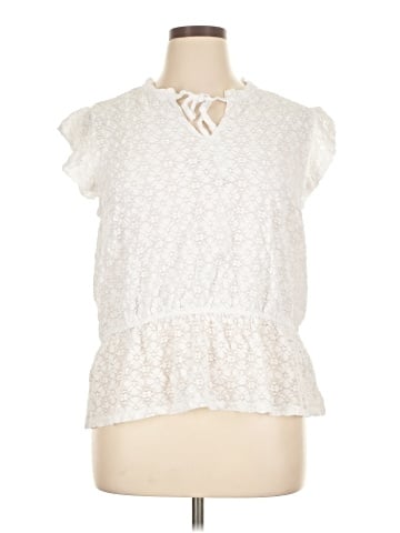 Badgley Mischka Sleeveless Blouse (view 1)
