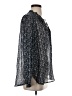 Lucky Brand 100% Polyester Black Long Sleeve Blouse Size S - photo 4
