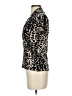 DKNY Animal Print Ivory Short Sleeve Blouse Size XS (petite) - photo 5