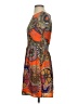 Karlie 100% Polyester Paisley Orange Casual Dress Size S - photo 5