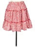 Shein 100% Polyester Hearts Red Casual Skirt Size L - photo 1